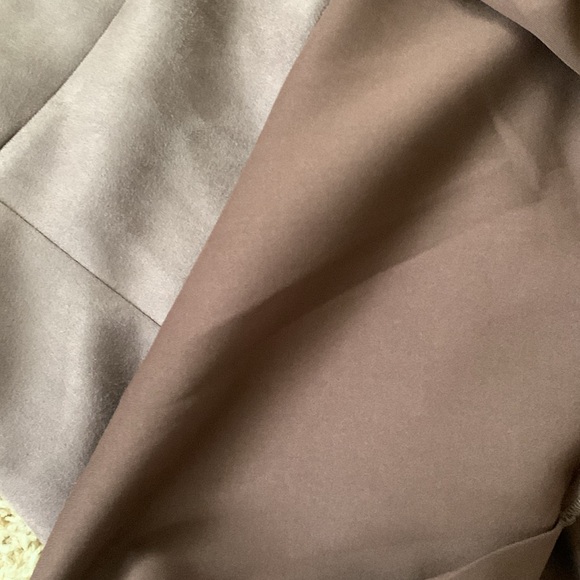 NWOT Calvin Klein beige,taupe faux suede, short sleeve fit and flare dress SZ 4 - Picture 10 of 13